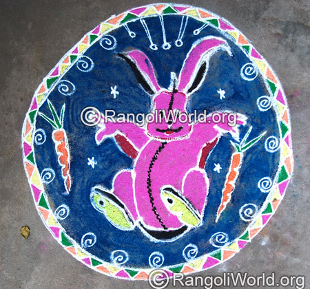 Rabbit Rangoli